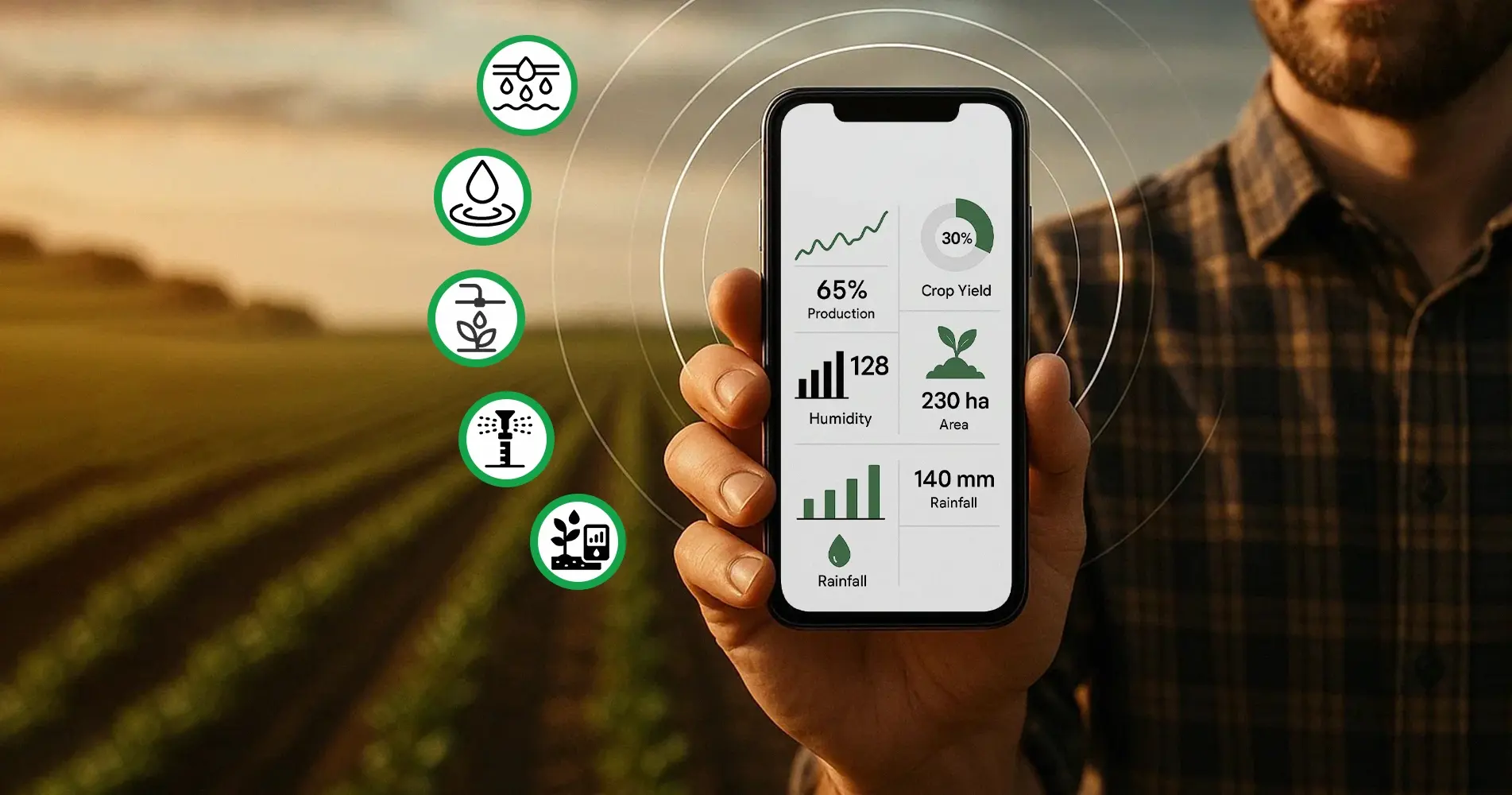 Precise irrigation